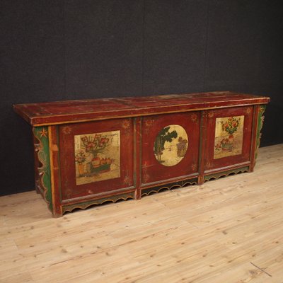 Large 20th Century Lacquered Oriental Furniture Sideboard, 1960s-RP-2027553