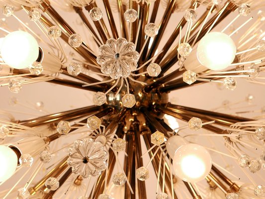 Large 33-Light Dandelion Chandelier by Emil Stejnar for Rupert Nikoll, 1950s-WPT-1716630