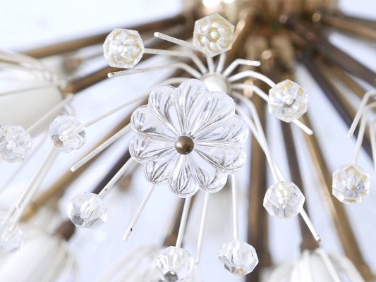 Large 33-Light Dandelion Chandelier by Emil Stejnar for Rupert Nikoll, 1950s-WPT-1716630