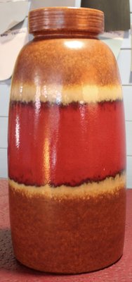 Large 553-53 Fat Lava Vase from Scheurich, West Germany, 1950s-TBN-1703163