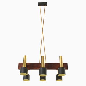 Large 6-Light Chandelier, 1950s-UB-1785148