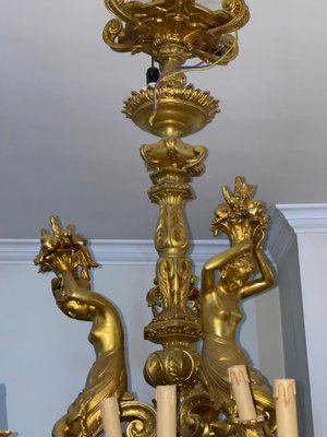 Large 60-Light Gilt Chandelier, Paris-FLW-1401976