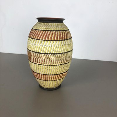 Large Abstract Ceramic Pottery Floor Vase from Zöller and Born, Germany, 1950s-QZ-1114595