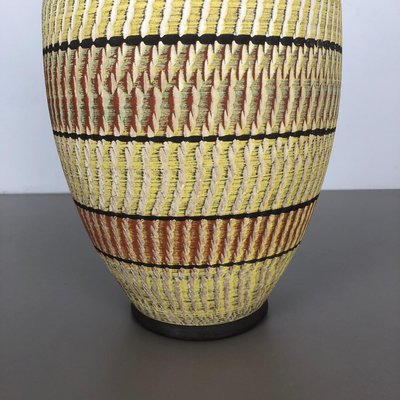 Large Abstract Ceramic Pottery Floor Vase from Zöller and Born, Germany, 1950s-QZ-1114595