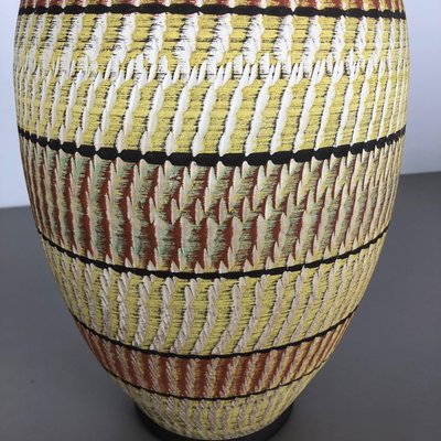 Large Abstract Ceramic Pottery Floor Vase from Zöller and Born, Germany, 1950s-QZ-1114595