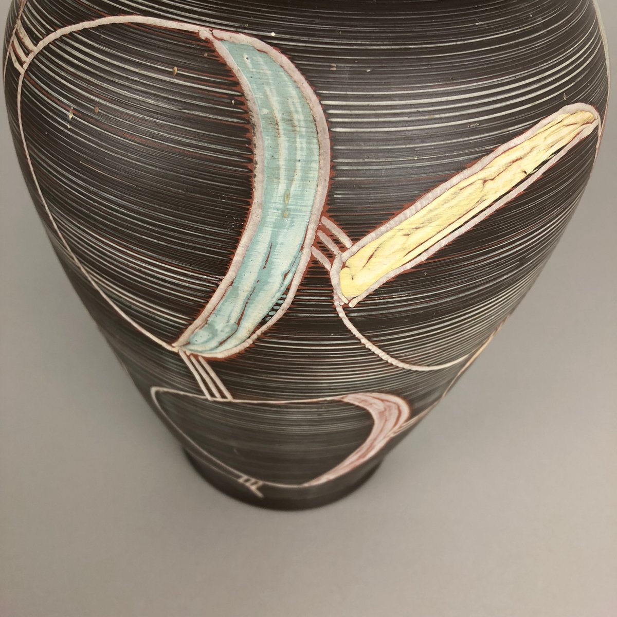 Large Abstract Ceramic Vase by Franz Schwaderlapp for Sawa, 1950s