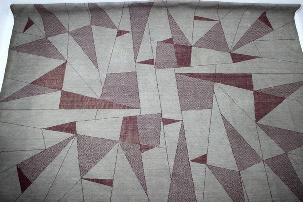 Large Abstract Geometric Rug, 1950s-TZ-848596