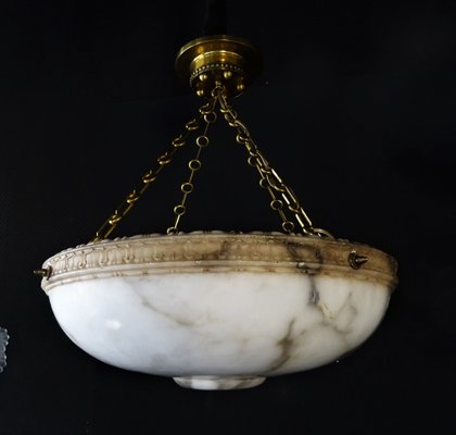 Large Alabaster Ceiling Lamp-FPY-1364584