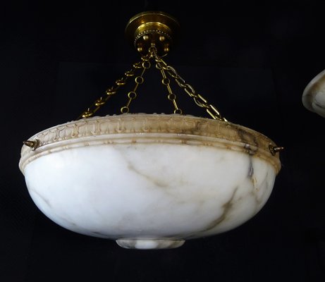 Large Alabaster Ceiling Lamp-FPY-1364584