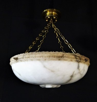 Large Alabaster Ceiling Lamp-FPY-1364584