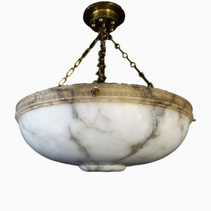 Large Alabaster Ceiling Lamp-FPY-1364584