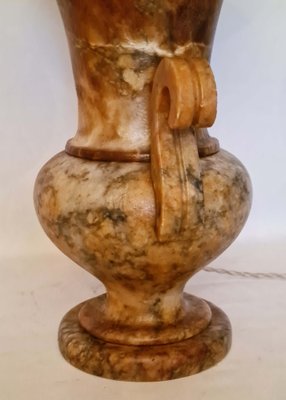 Large Alabaster Medicis Table Lamp, 1930s-AWH-1775446