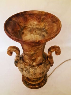 Large Alabaster Medicis Table Lamp, 1930s-AWH-1251729