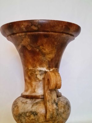 Large Alabaster Medicis Table Lamp, 1930s-AWH-1251729