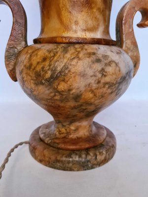 Large Alabaster Medicis Table Lamp, 1930s-AWH-1775446