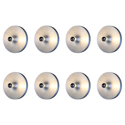 Large Aluminum Disc Wall Lights from Charlotte Perriand, Germany, 1960s-TRW-1728483