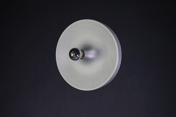 Large Aluminum Disc Wall Lights from Charlotte Perriand, Germany, 1960s-TRW-1728483