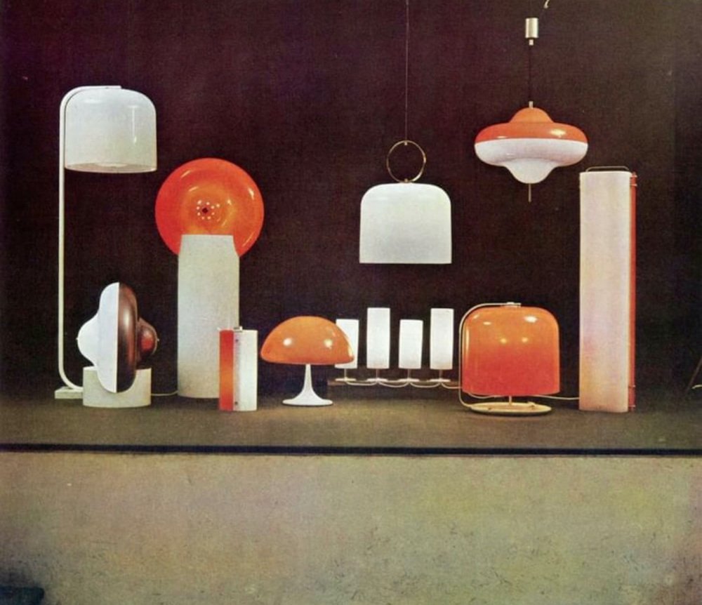 Large Alvise Hanging Lamp by Luigi Massoni for Guzzini, 1970s