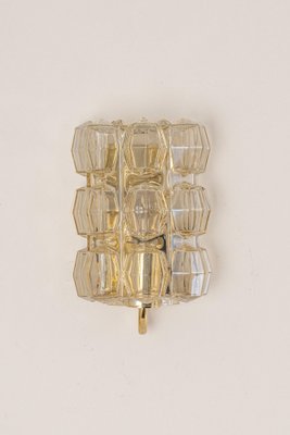 Large Amber Bubble Glass Sconce by Helena Tynell for Limburg, Germany-UGR-1298067