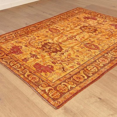 Large Amritsar Afghanistan Rug in Hand Knotted Washed Wool, 2000-WM-1314333