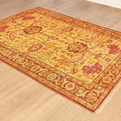 Large Amritsar Afghanistan Rug in Hand Knotted Washed Wool, 2000-WM-1314333