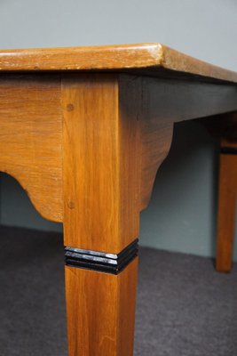 Large Amsterdam School Dining Table, Early 20th Century-HPP-1719033