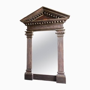 Large Antique Architectural Frame with Mirror-TDA-1376364