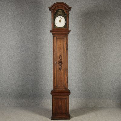 Large Antique Baroque Grandfather Clock in Oak, 1750-DXD-2021464