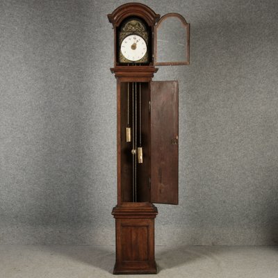 Large Antique Baroque Grandfather Clock in Oak, 1750-DXD-2021464