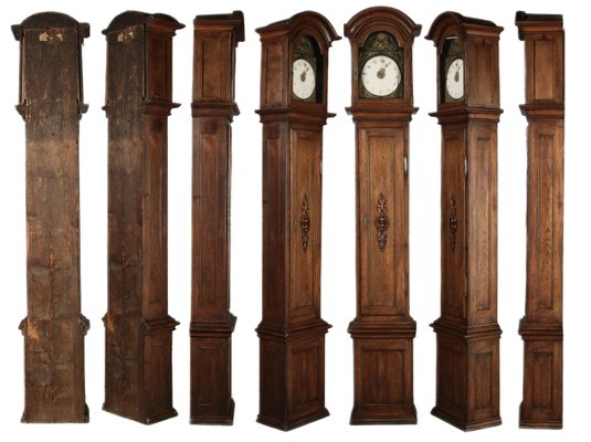 Large Antique Baroque Grandfather Clock in Oak, 1750-DXD-2021464