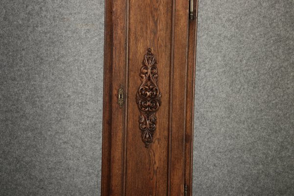 Large Antique Baroque Grandfather Clock in Oak, 1750-DXD-2021464