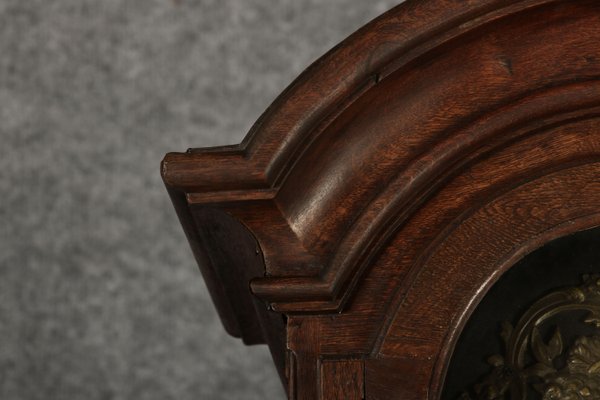 Large Antique Baroque Grandfather Clock in Oak, 1750-DXD-2021464