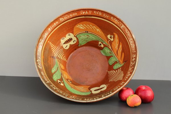 Large Antique Ceramic Bowl from Wettelsheim, 1843-DUM-1398406