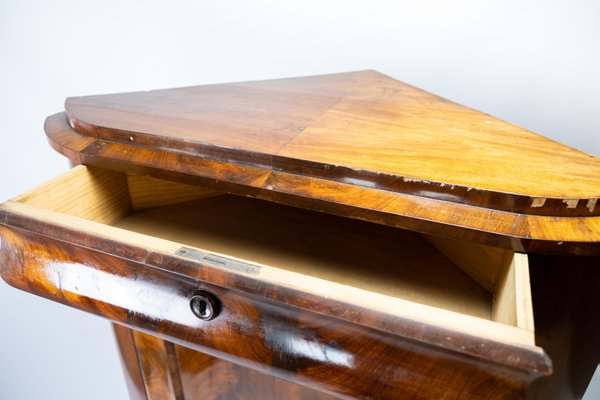 Large Antique Corner Cabinet in Mahogany, 1840s-UY-951527