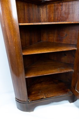 Large Antique Corner Cabinet in Mahogany, 1840s-UY-951527