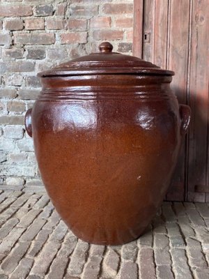 Large Antique French Storage Jar, 1900s-WZZ-715938