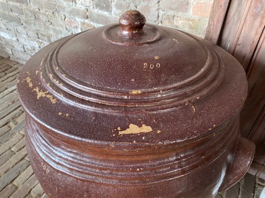 Large Antique French Storage Jar, 1900s-WZZ-715938