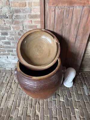 Large Antique French Storage Jar, 1900s-WZZ-715938