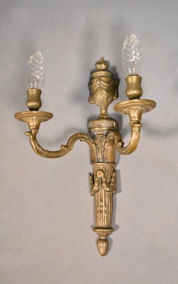 Large Antique French Wall Sconce in Bronze, 1890s-CTD-1453744