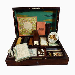 Large Antique Game Box-WSV-904882