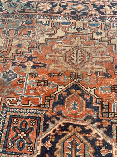 Large Antique Heriz Rug, 1890s