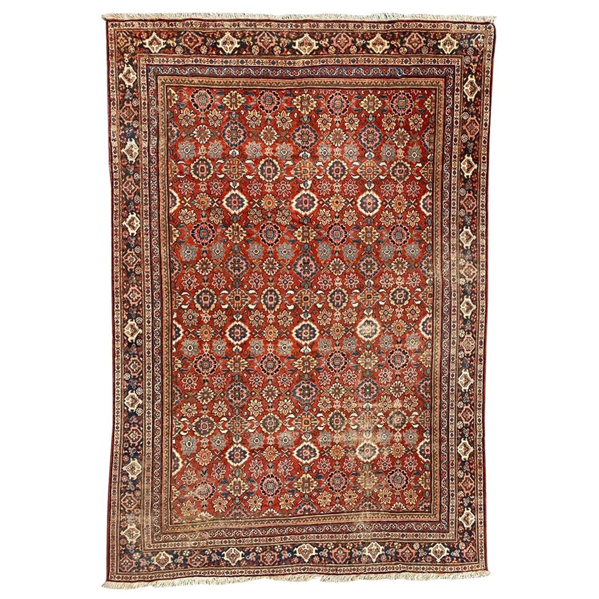 Large Antique Mahal Rug