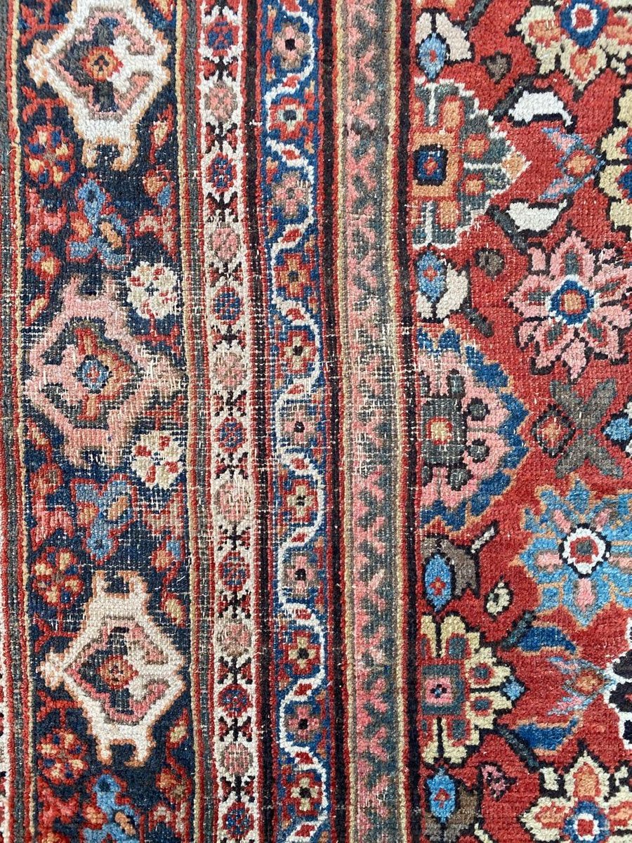 Large Antique Mahal Rug