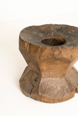 Large Antique Mortar of Wood-UQV-1160195