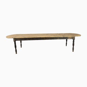 Large Antique Pine Farm Table, 1890s-PB-1761829