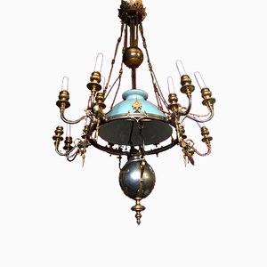 Large Antique Raise-Low Ceiling Lamp-WSV-605356