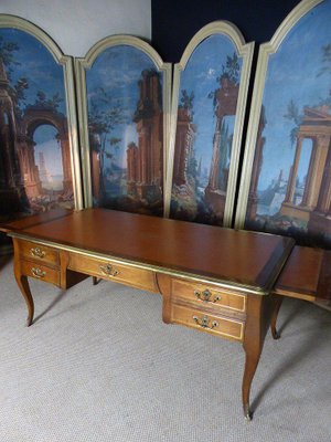 Large Antique Regency Style Desk-WSV-605190