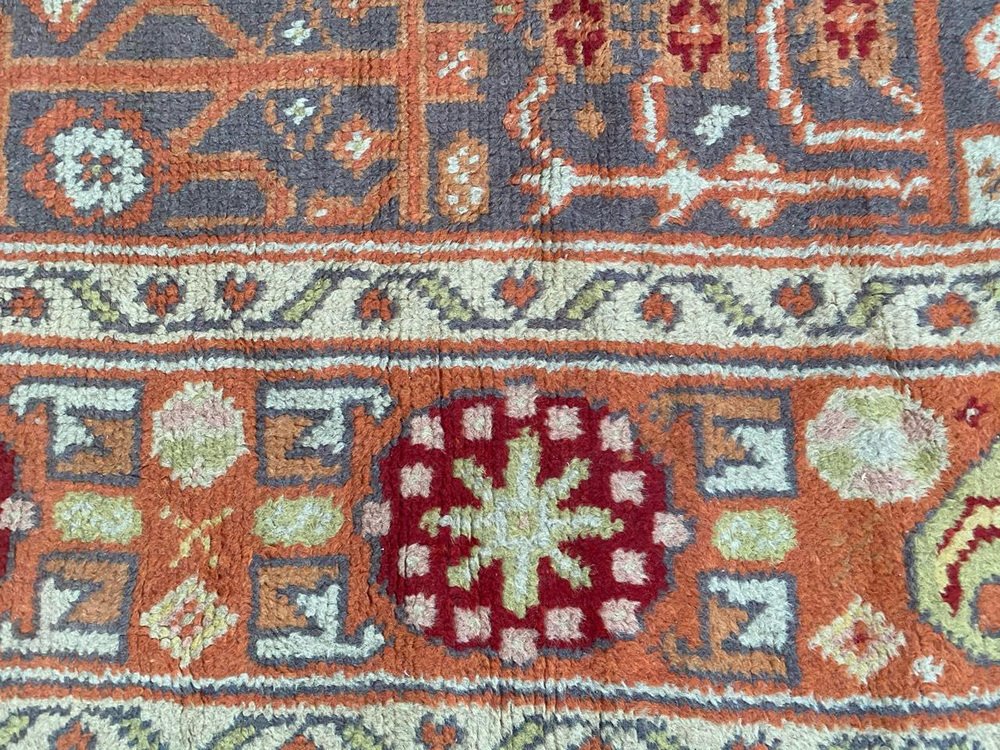 Large Antique Spanish Oushak Rug