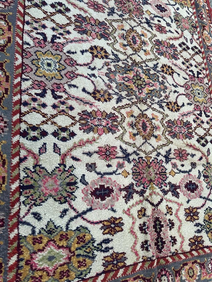 Large Antique Spanish Oushak Rug, 1920s