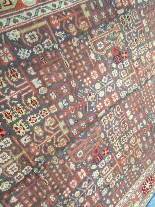 Large Antique Spanish Oushak Rug